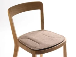 Grüne Erde Stühle & Bänke^Asensio Stuhlauflage, inkl. Gitterstoppmatte, 100% SSW - Filz Haselnuss