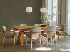 Grüne Erde Esstische^Ausziehtisch Ketil, L 180/240 x B 100 cm,