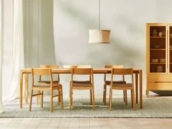 Grüne Erde Esstische^Ausziehtisch Tenso, L 140/200 x B 90 cm,