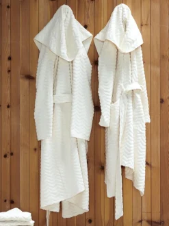 Grüne Erde Bademäntel|Alles Für Die Sauna^Bademantel Damen, raute natur, XS/S, 100 % Baumwolle, GOTS