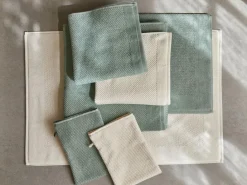 Grüne Erde Badematten^Badematte Perlfang, , 50 x 70 cm, 100 % Baumwolle, GOTS