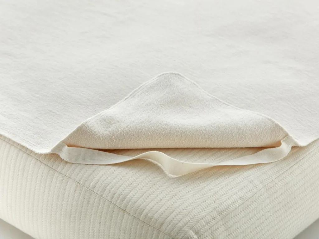 Grüne Erde Auflagen, Unterbetten & Topper|Kinderschlaf^Baumwoll-Flanellauflage, 70 x 160 cm, 100 % Baumwolle, GOTS, NATURTEXTIL BEST, VEGAN