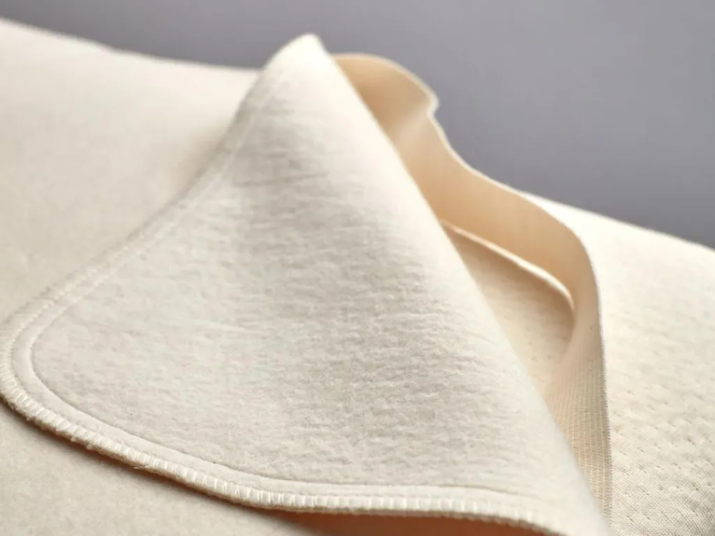 Grüne Erde Auflagen, Unterbetten & Topper^Baumwoll-Flanellauflage, 90 x 200 cm, 100 % Baumwolle, GOTS, NATURTEXTIL BEST, VEGAN