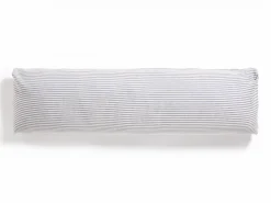 Grüne Erde Spezial- & Nackenstützkissen^Überzug für großes Stützkissen HENRY, blau, 30 x 120 x 8 cm, 60 % Baumwolle/40 % Leinen