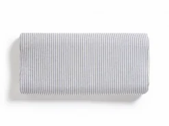 Grüne Erde Spezial- & Nackenstützkissen^Überzug für Nackenstützkissen HENRY, blau, 68 x 32 cm höhenverstellbar, 60 % Baumwolle/40 % Leinen