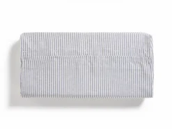 Grüne Erde Spezial- & Nackenstützkissen^Überzug für Nackenstützkissen HENRY, blau, 68 x 32 cm höhenverstellbar, 60 % Baumwolle/40 % Leinen