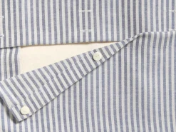 Grüne Erde Spezial- & Nackenstützkissen^Überzug für Nackenstützkissen HENRY, blau, 68 x 32 cm höhenverstellbar, 60 % Baumwolle/40 % Leinen