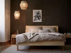 Grüne Erde Betten^Bett Akato, 180 x 200,