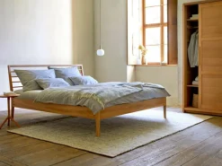 Grüne Erde Betten^Bett Almeno mit Sprossen - Betthaupt horizontal, 180 x 200,