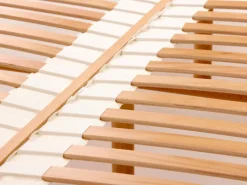 Grüne Erde Betten^Bett Jukai Pur, mit Flächenbetthaupt, inkl. integriertem Lattenrost, 160 x 200 cm,