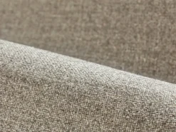 Grüne Erde Betten^Bett Lorea mit Polsterbetthaupt, 160 x 200 cm, Wollstoff Tano Natur Hell (80), Eiche