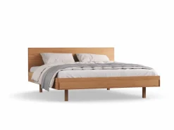 Grüne Erde Betten^Bett Tesoro mit Holzbetthaupt, 180 x 200 cm,