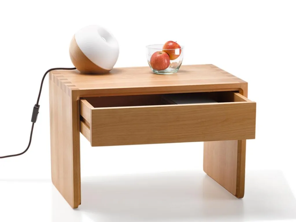 Grüne Erde Nachttische & Bettkästen^Bettkästchen Hako, mit Lade