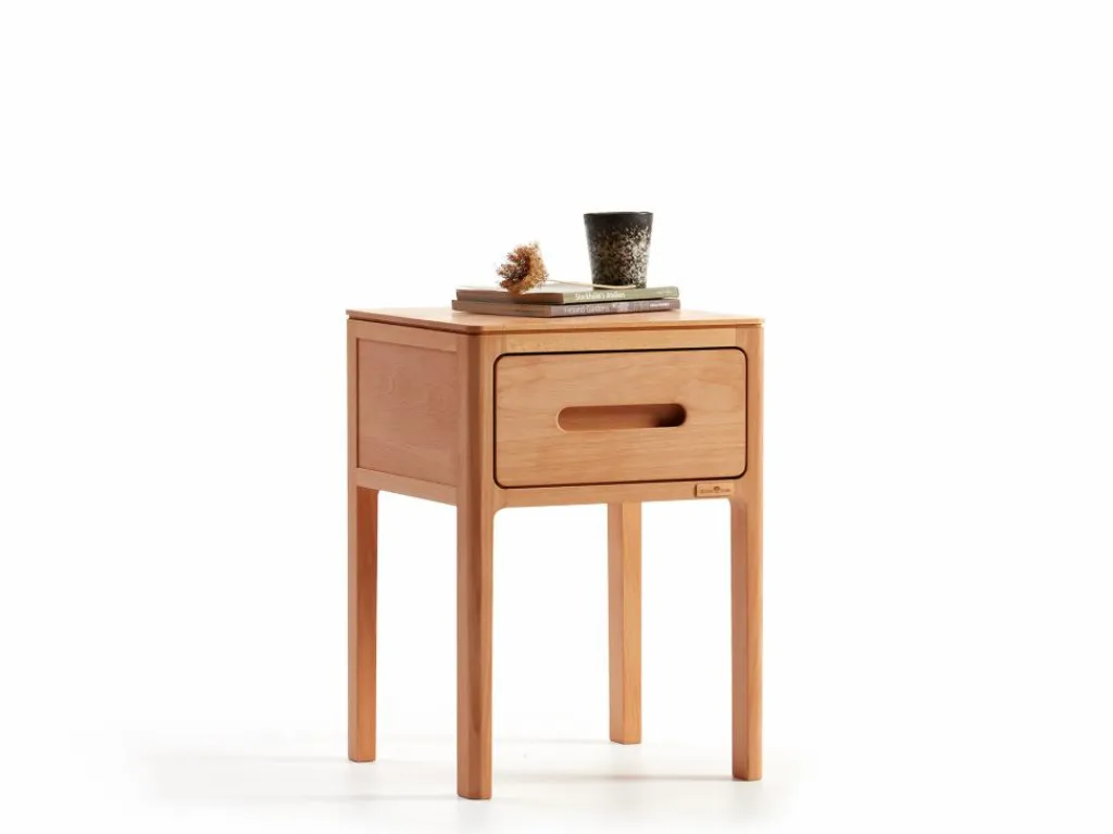 Grüne Erde Nachttische & Bettkästen^Bettkästchen Tenso, 1 Lade,