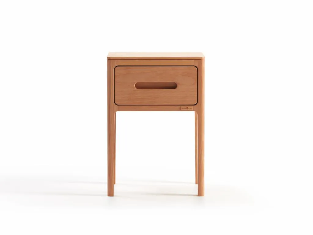 Grüne Erde Nachttische & Bettkästen^Bettkästchen Tenso, 1 Lade,