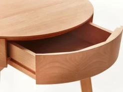 Grüne Erde Nachttische & Bettkästen|Couchtische^Bettkästchen/Beistelltisch Mitsu mit einer Schublade, ø 50 cm,