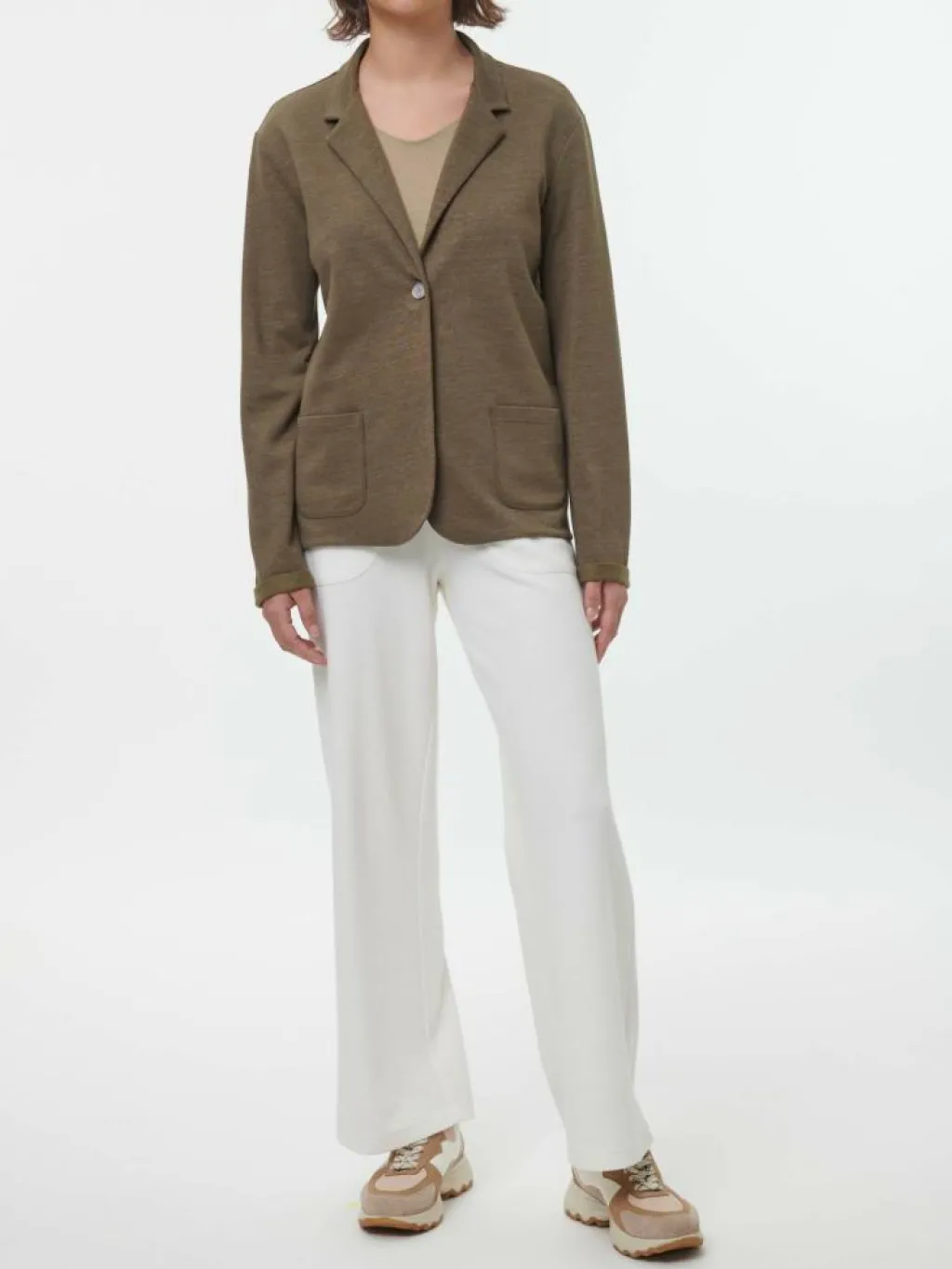 Grüne Erde Essentials|Jacken & Mäntel^Blazer aus Bio Leinen/Baumwolle, , 44, GOTS