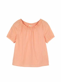 Grüne Erde Blusen^Bluse aus Bio-Baumwolle, 25 peach, S, GOTS