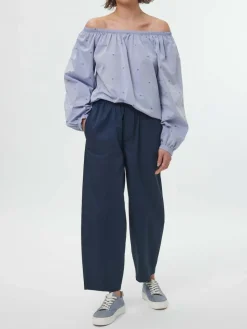 Grüne Erde Blusen^Bluse aus Bio-Baumwolle, 88 vintage-tupfen, 38, GOTS