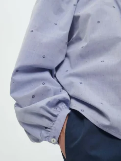 Grüne Erde Blusen^Bluse aus Bio-Baumwolle, 88 vintage-tupfen, 38, GOTS