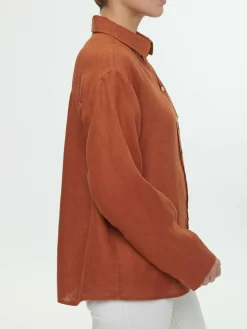 Grüne Erde Blusen^Bluse aus Bio-Leinen, , 38, GOTS