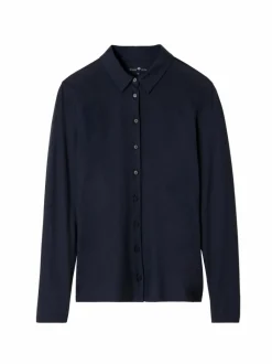 Grüne Erde Blusen|Essentials^Blusenshirt Langarm aus Bio Baumwolle, , 38, GOTS