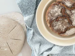 Grüne Erde Küchenaccessoires^Brotbackplatte aus Spezialkeramik, ø 30 cm, H 4 cm