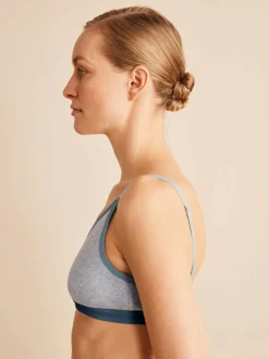 Grüne Erde Unterwäsche^Bustier, 100 % Bio Baumwolle, 04 grau melange, 85A