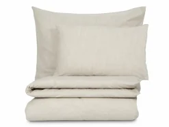 Grüne Erde Deckenbezüge|Deckenbezüge^Deckenüberzug FABIA Pur, stein, 140 x 200 cm, 100 % Baumwolle, Chambray, GOTS