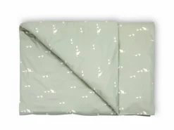 Kinder Grüne Erde Kinderbettwäsche^Deckenüberzug MIMI, hellgrün, 80 x 80 cm, 100 % Baumwolle, Satin, GOTS