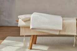 Grüne Erde Auflagen, Unterbetten & Topper|Babyschlaf^Doppelstrickauflage 90x200 cm, 100% Baumwolle, mit eingenähten Gummibändern