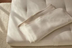 Grüne Erde Auflagen, Unterbetten & Topper|Babyschlaf^Doppelstrickauflage 90x200 cm, 100% Baumwolle, mit eingenähten Gummibändern