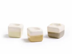 Grüne Erde Einschlafhilfen|Raumdüfte^Duftwürfel aus Keramik, 3 Stk. je 3 x 3 x 2,7 cm, mint, schilf und kurkuma