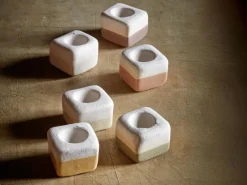 Grüne Erde Einschlafhilfen|Raumdüfte^Duftwürfel aus Keramik, 3 Stk. je 3 x 3 x 2,7 cm, mint, schilf und kurkuma