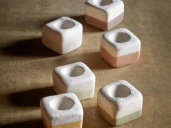 Grüne Erde Einschlafhilfen|Raumdüfte^Duftwürfel aus Keramik, 3 Stk. je 3 x 3 x 2,7 cm, mint, schilf und kurkuma