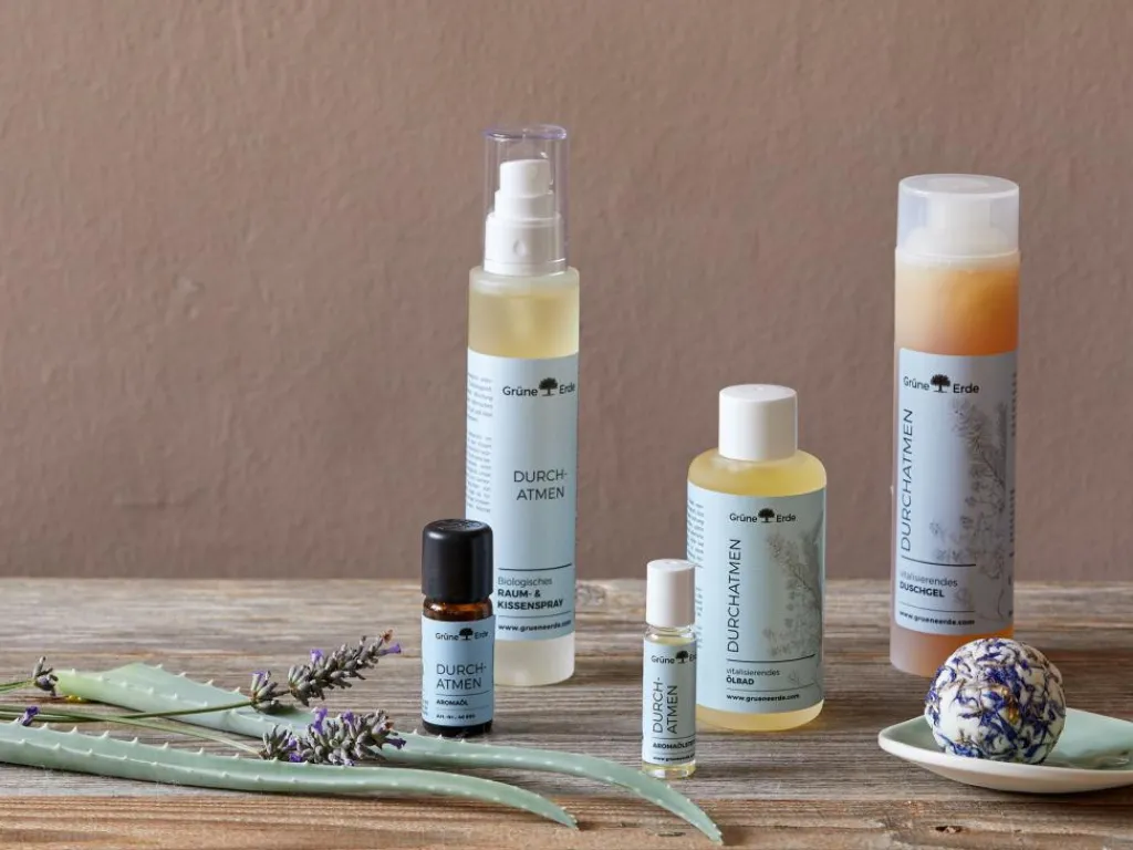 Grüne Erde Feste Kosmetik & Alles Mit Kunststofffreier Verpackung|Baden & Massage^DURCHATMEN - Badekugel Eukalyptus & Kornblume 50 g