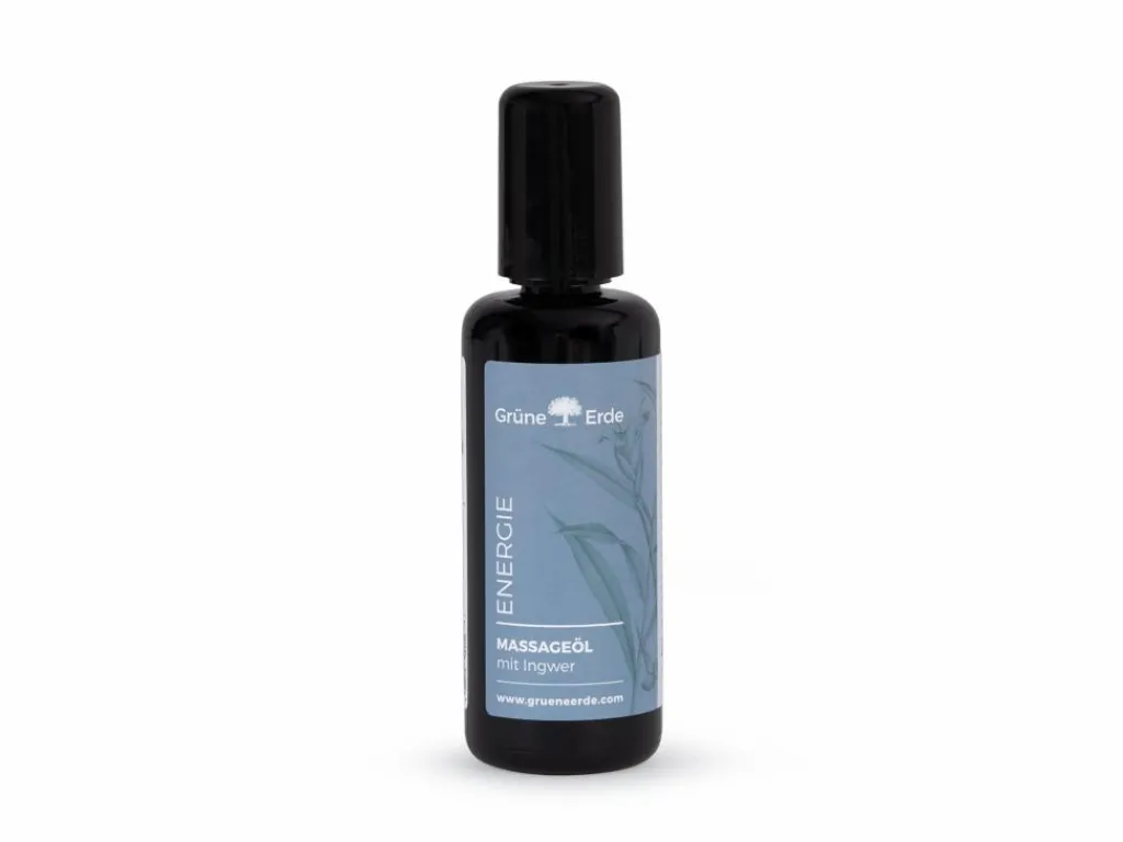 Grüne Erde Baden & Massage^ENERGIE Massageöl mit Ingwer 100 ml