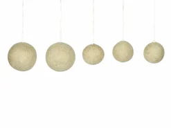 Grüne Erde Wohndekoration^5er-Set Kugeln aus Filz, , ø 3,5 / 4,5 cm, 100 % Schurwolle (Schaf)