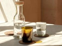 Grüne Erde Geschenke-Guide|Gläser, Karaffen & Kannen^4er-Set mundgeblasenes Trinkglas aus Recycling Weinflaschen,