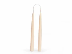 Grüne Erde Kerzen Und Duftkerzen^2er-Set Spitzkerzen aus Rapswachs, H 25 cm, ø 2,2 cm