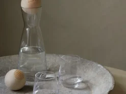 Grüne Erde Gläser, Karaffen & Kannen^6er-Set Wasser- & Saftglas Blume der Venus, H 10 cm, ø 8 cm, 370 ml