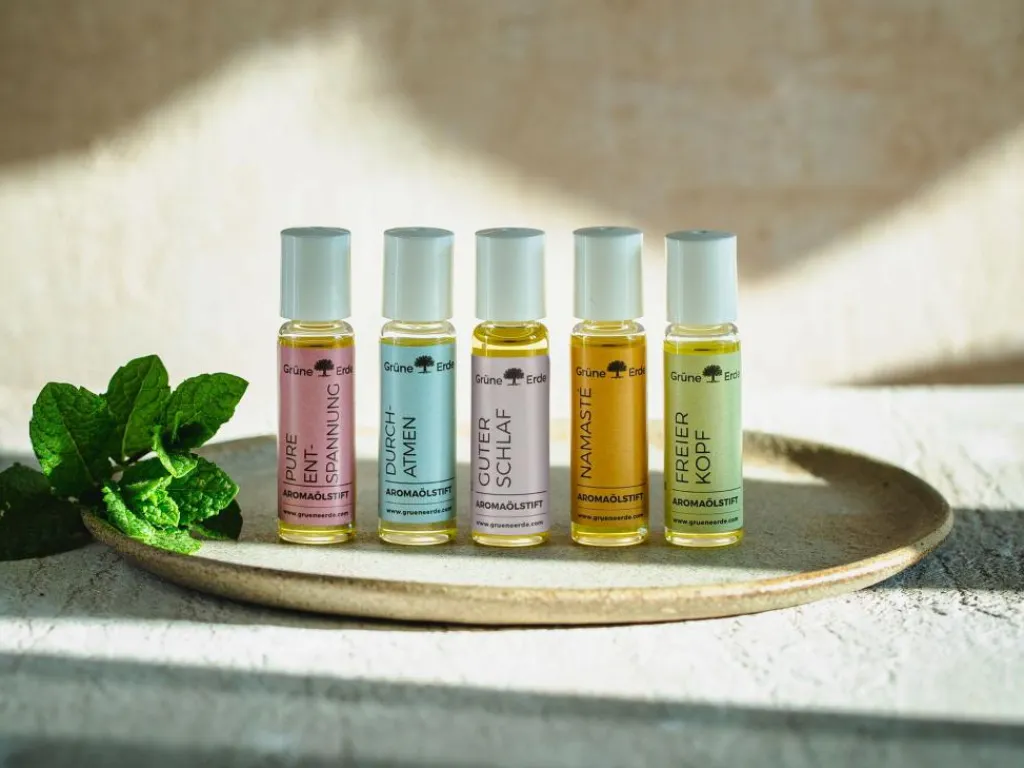 Grüne Erde Aromaöl-Stifte^FREIER KOPF Aromaöl-Stift 8 ml