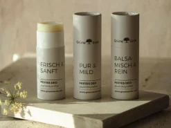 Grüne Erde Körperpflege|Feste Kosmetik & Alles Mit Kunststofffreier Verpackung^FRISCH & SANFT festes Deo aluminiumfrei 50 g