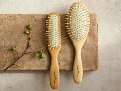 Grüne Erde Geschenke-Guide|Haarpflege^Haarbürste länglich, ca. 21 cm, Buchenholz, Naturkautschuk