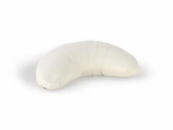 Grüne Erde Spezial- & Nackenstützkissen|Yogamatten & Yogazubehör^Halbmondkissen, 44 x 22 cm, Überzug: 100 % Baumwolle, Füllung: Bio-Dinkelspelzen, GOTS, NATURTEXTIL BEST