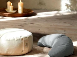 Grüne Erde Spezial- & Nackenstützkissen|Yogamatten & Yogazubehör^Halbmondkissen-Überzug, 44 x 22 cm, , 100 % Baumwolle, GOTS, NATURTEXTIL BEST