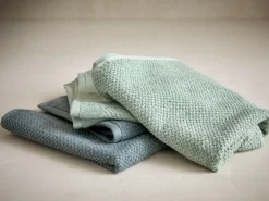 Grüne Erde Handtücher^Handtuch Perlfang, , 50 x 100 cm, 100 % Baumwolle, GOTS