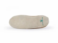 Grüne Erde Hausschuhe^Hausschuh Amale, , Größe 38/39, 100 % Schurwolle (Schaf) mit pflanzlich gegerbter Ledersohle