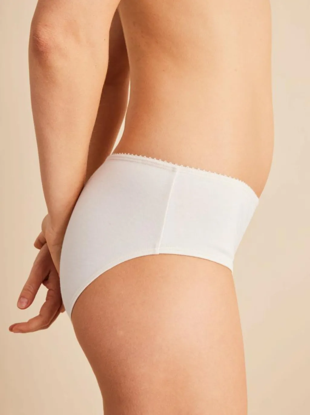 Grüne Erde Unterwäsche^Hipster, 100 % Bio Baumwolle 13 natur, S