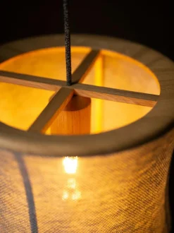 Grüne Erde Lampen & Leuchten|Lampen & Leuchten^Hängeleuchte Malla mit Schirm aus 100% Schafschurwolle, Ø 45 cm, 3D Strick Sand,